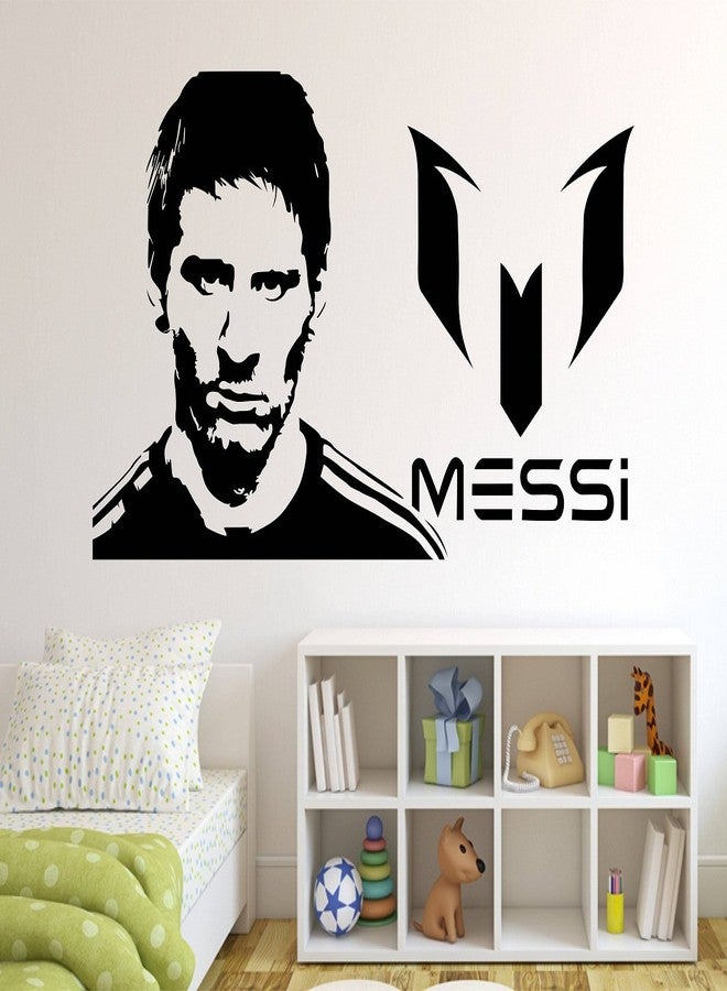 Wallstick ملصقات جدارية لكرة القدم ميسي (فينيل 80 سم × 55 سم) - Image 1